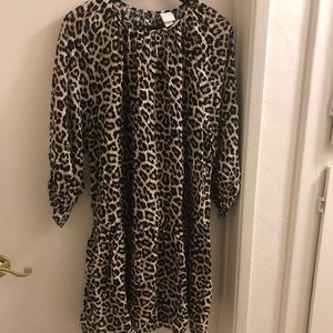 H&M Leopard print dress size M
